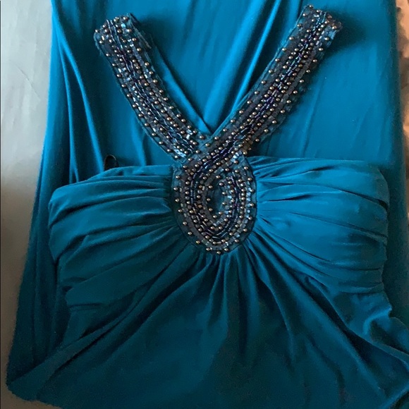 Beautiful turquoise dress - Picture 1 of 4